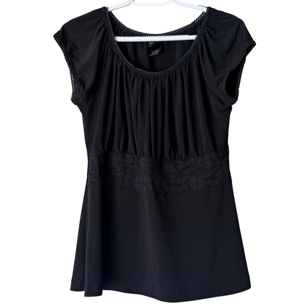 Lane Bryant Blouse Black Size 14/16